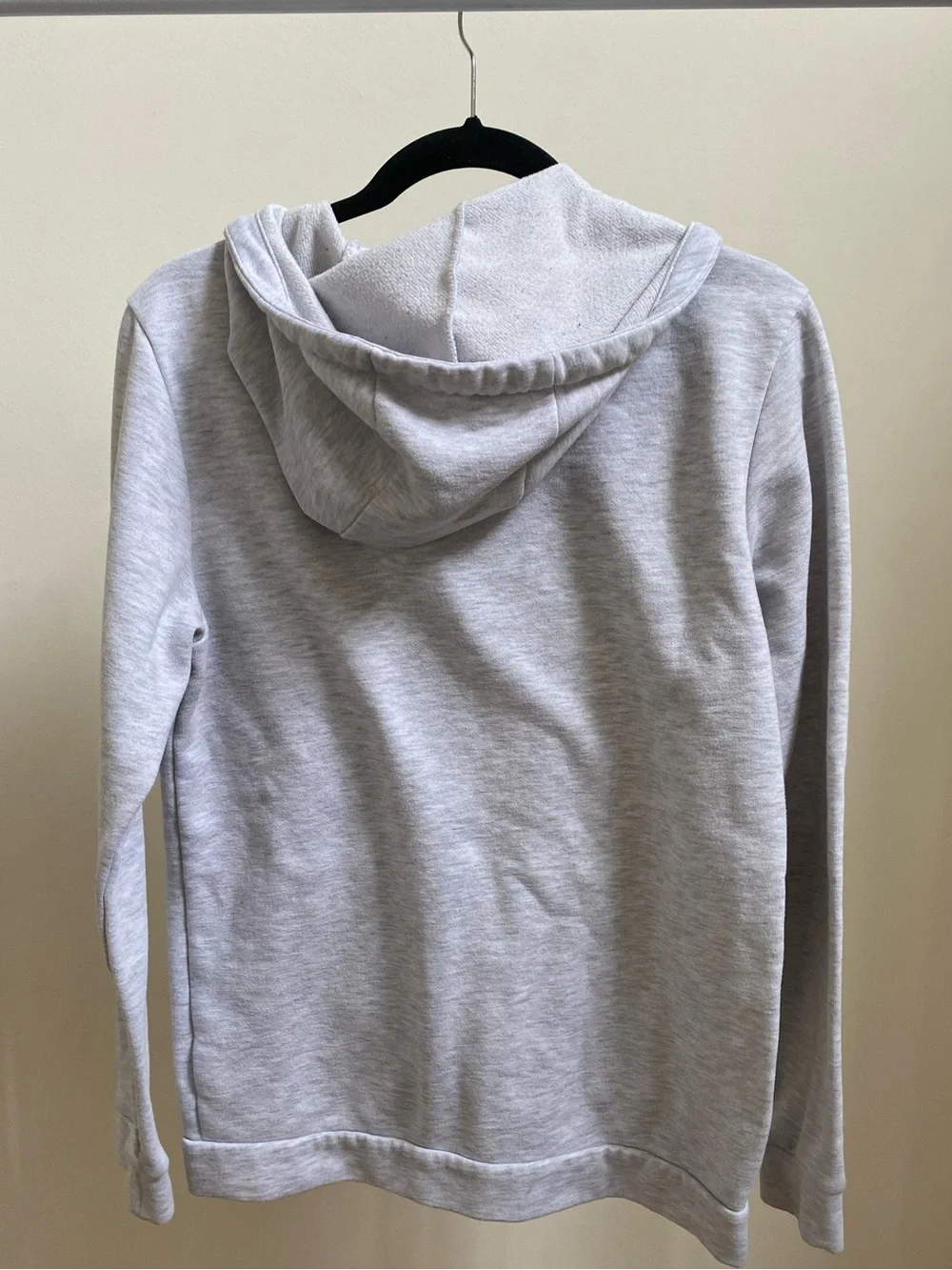 Nike Dri-FIT full-zip hoodie heather gray